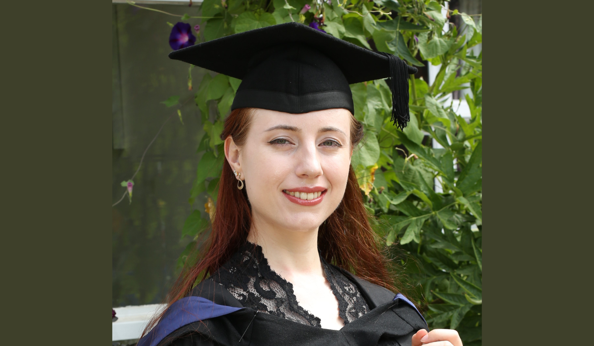 Madeleine Snook in graduation attire