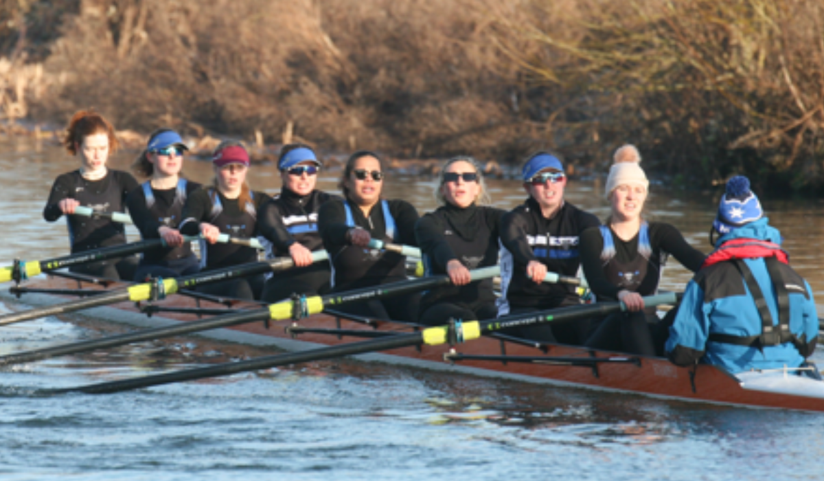W1 racing in Winter Head-to-Head; photograph courtesy of our ever-fantastic boatman, Pete.
