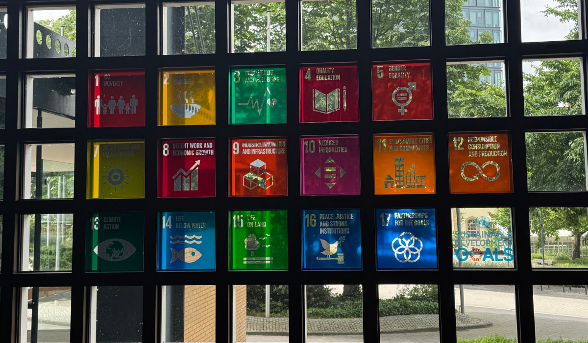 UN SDGs signs
