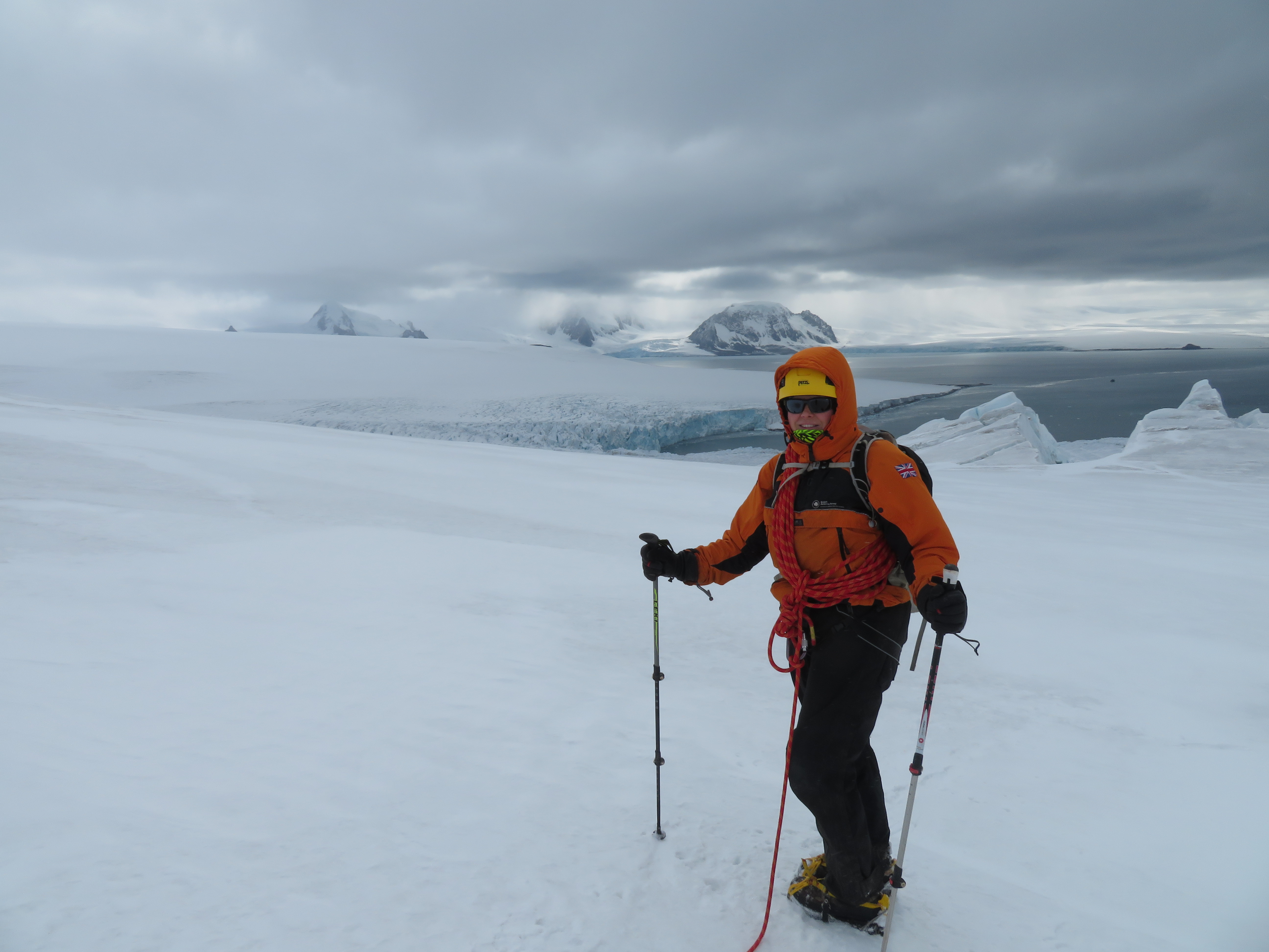 Rowan Whittle on an expedition in Antarctica