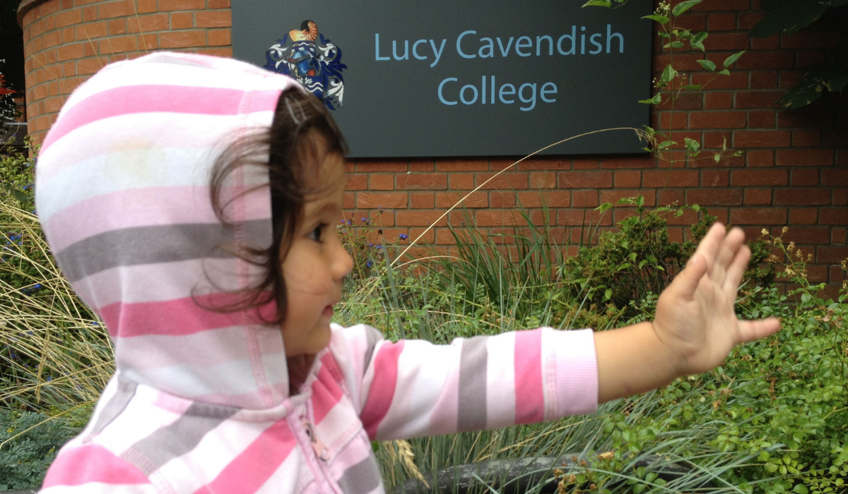 Gulya's daughter, Sofiya, at Lucy Cavendish College