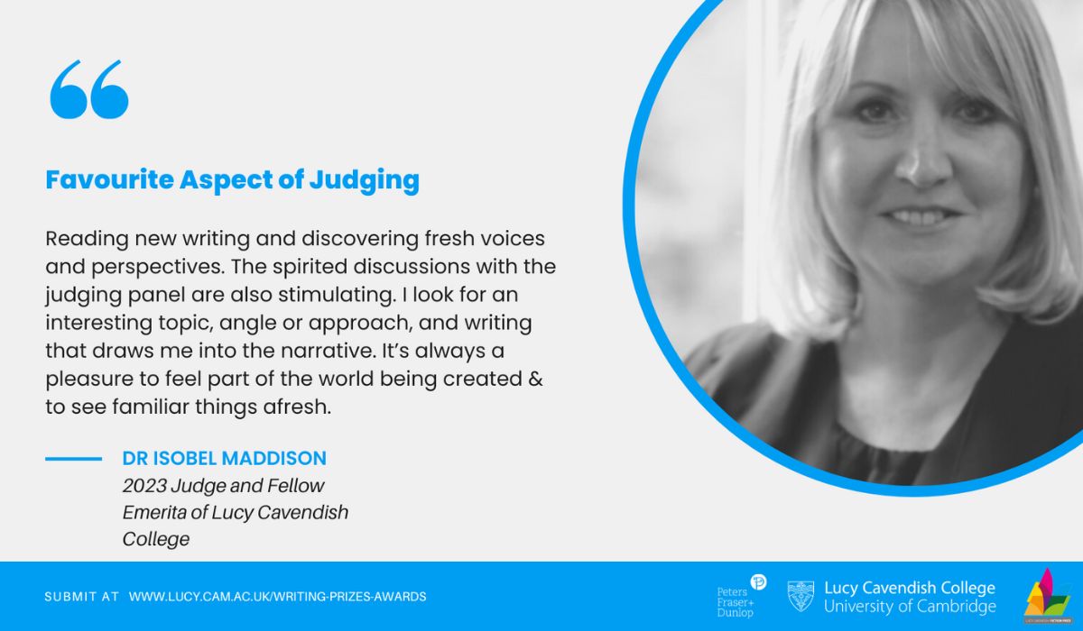 Isobel Maddison judges quote