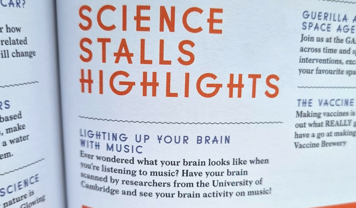 Science stalls highlight flyer
