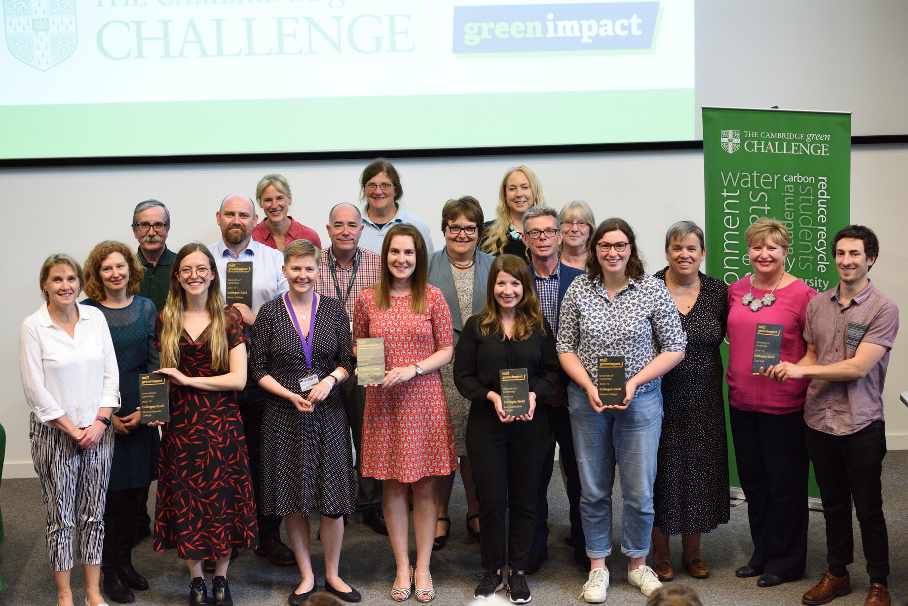 Group photo at Green Impact Awards