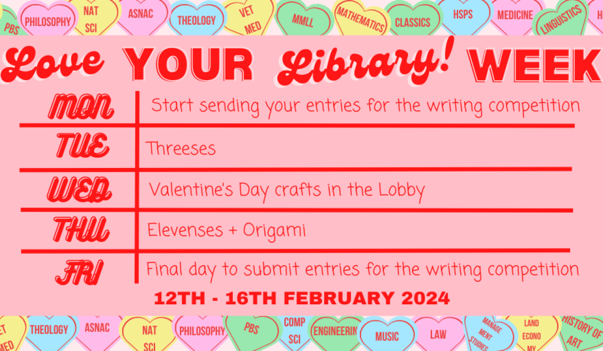 Love your Library Week graphic