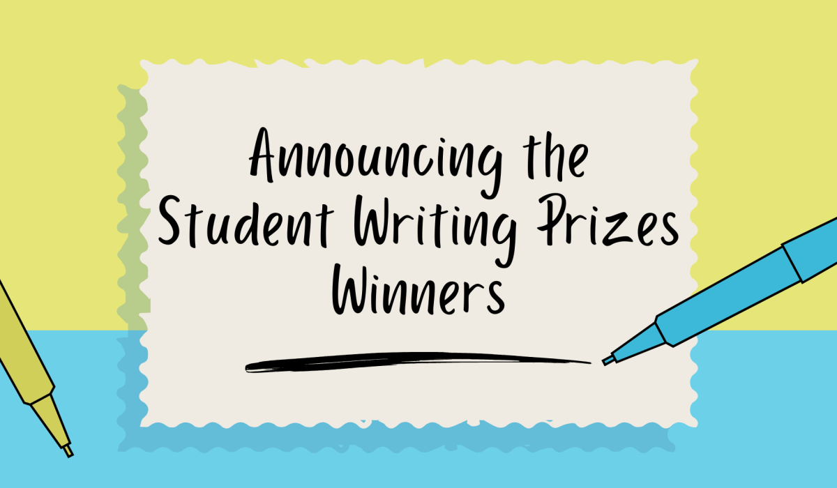 Annoucing the student fiction prize winners