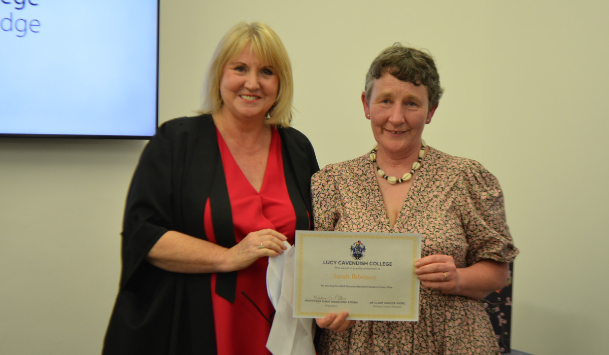 In Conversation with Sarah Ibbetson: Winner of the Student Fiction Prize 2024