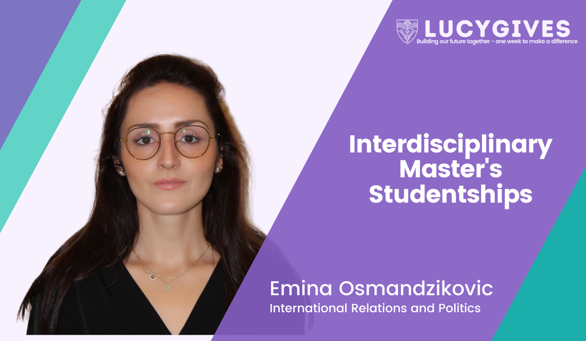 Alumna Emina Osmandzikovic (International Relations and Politics, 2017)