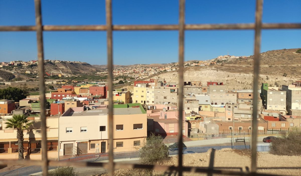 View from a migrant reception centre in Southern Spain