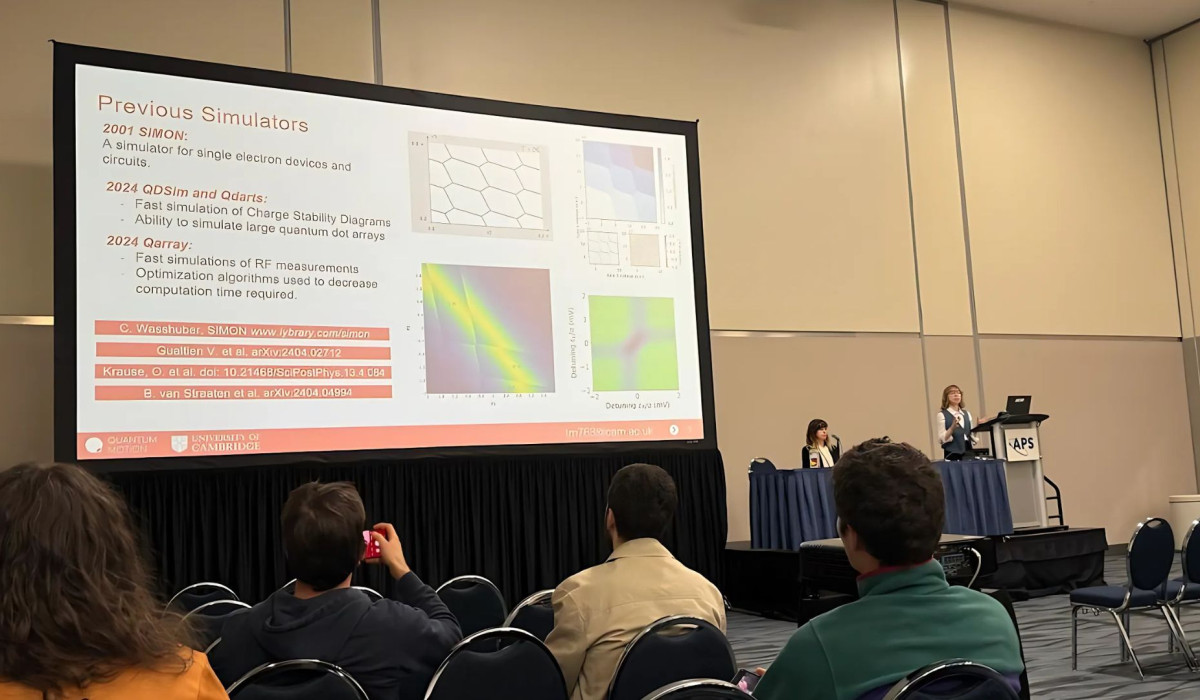 Picture of Tara Murphy presenting at APS 