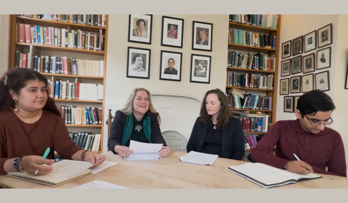 Professor Cordonier Segger, leading a supervision session on the Global Biodiversity Framework