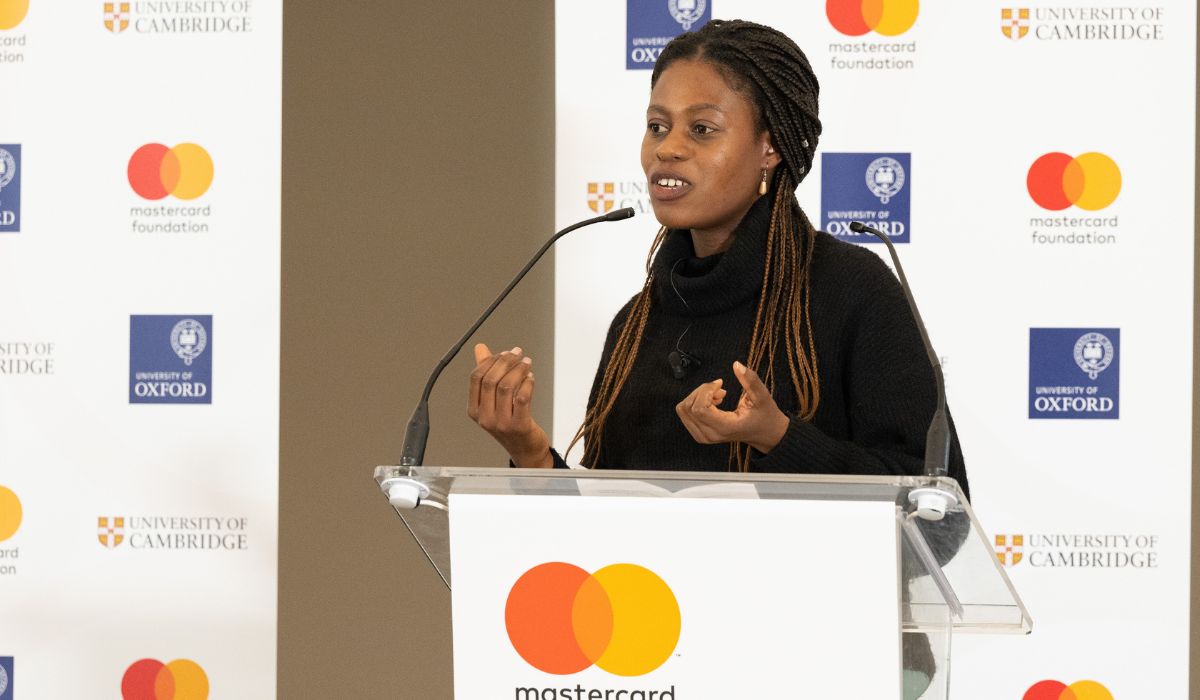 Tombi Speaking at Mastercard Foundation Scholars panel