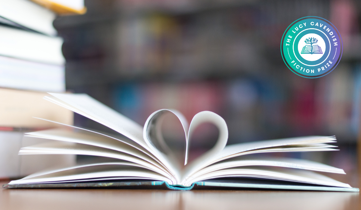 Open book with pages in the shape of a heart