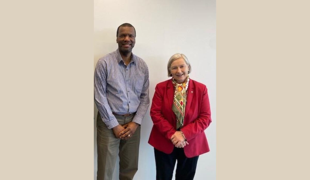 Professor Dame Madeleine Atkins and Dr Lamont Terrell