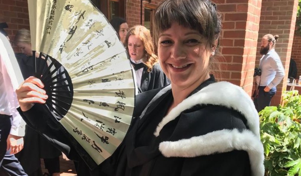 Hollie Wells wins Mrs Claude Beddington Prize for English