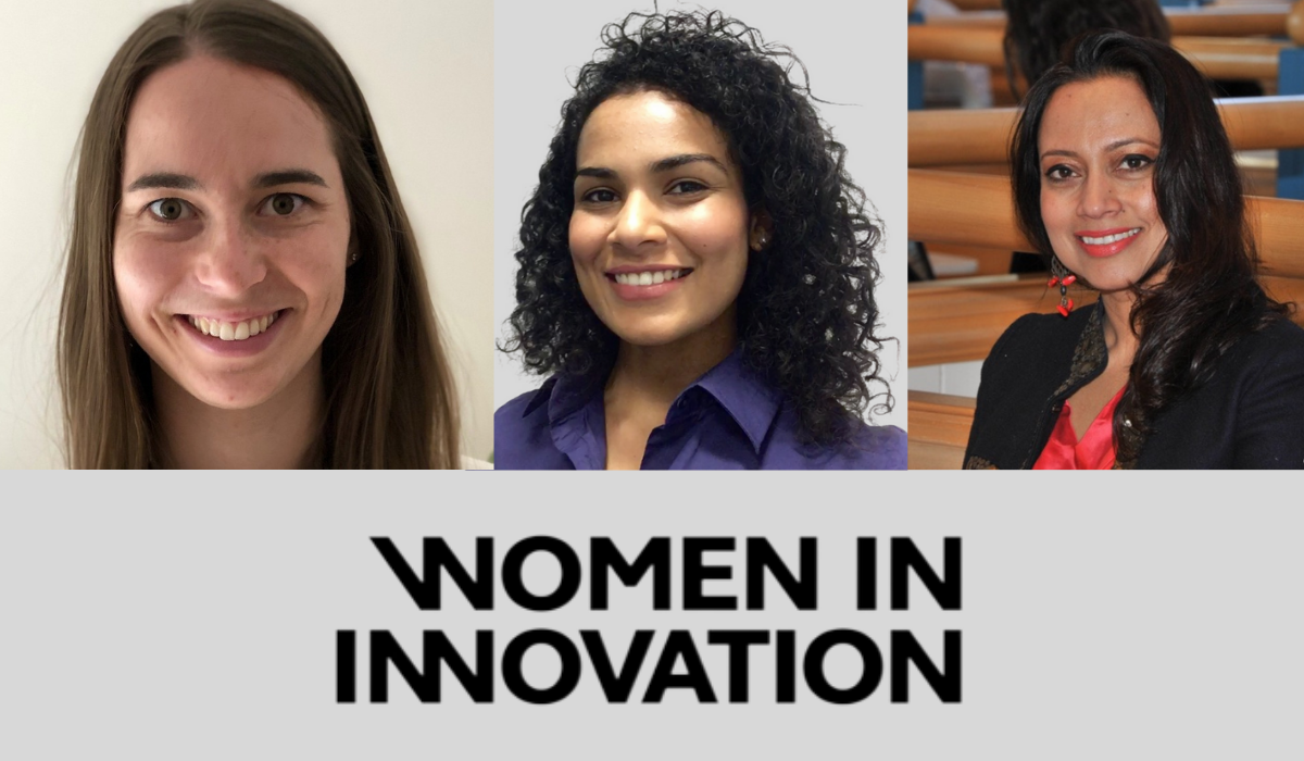 Three members of the College community announced winners at the Women in Innovation awards 2021/22