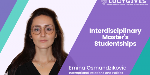 Alumna Emina Osmandzikovic (International Relations and Politics, 2017)