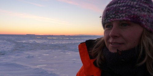 Rowan Whittle on an expedition in Antarctica